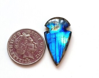 Labradorite Cabochon Arrow Head Labradorite Arrow Head Loose Gemstone Labradorite Gemstone Jewelry Making Loose Gemstone Flat Back Gemstone