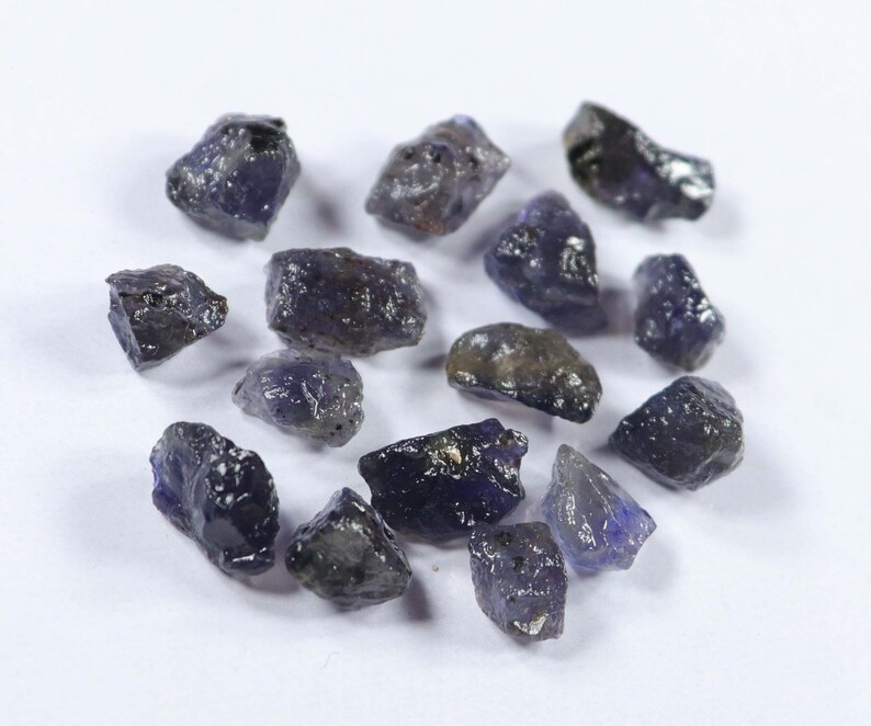12X8 mm Rough Loose Rough Iolite Rough Making Gemstone Loose Rough Making Loose Gemstone Iolite Gemstone Rough Iolite Rough 15 Pcs Approx