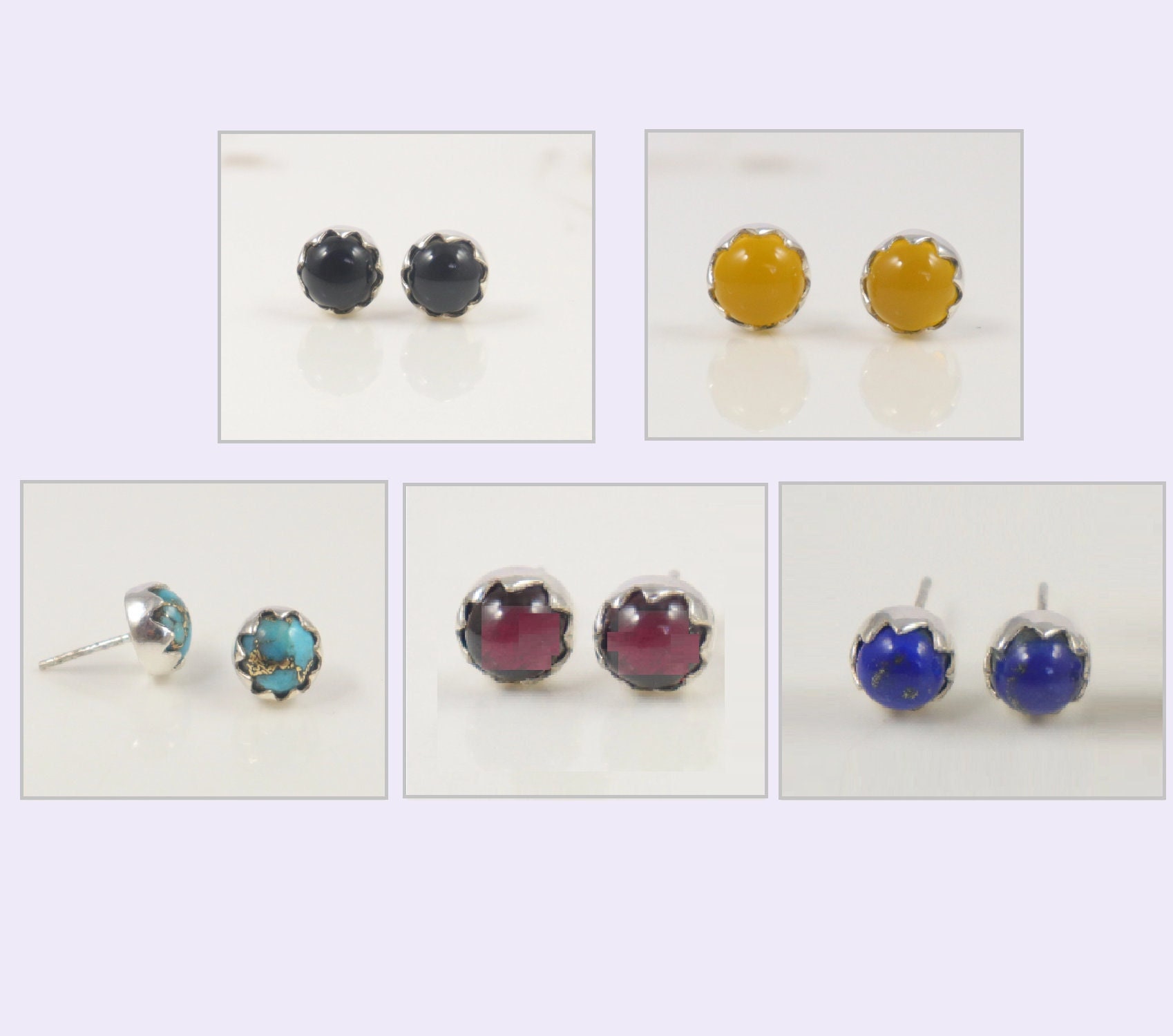 Acquista Orecchini in argento sterling 925 con topazio per donna, orecchini ovali con pietre preziose, creati per Natale, Halloween, gioielleria raffinata in Italia a partire da 13