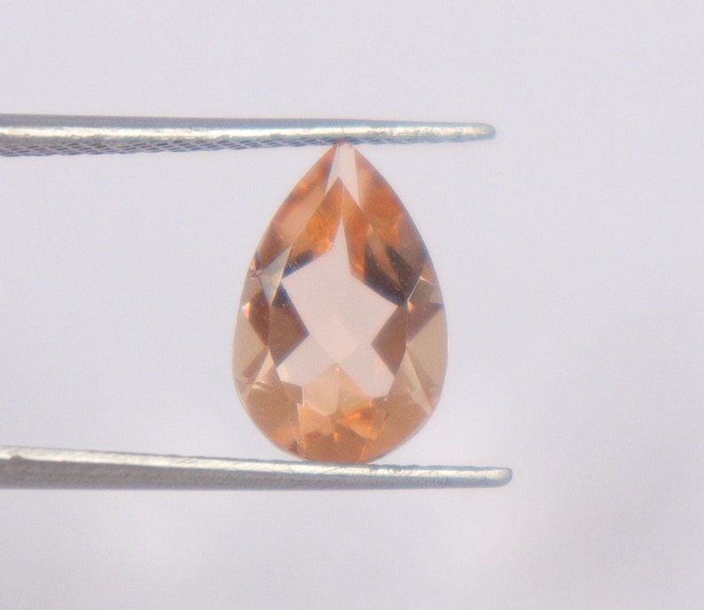 12X8 mm Pear Cut 10 Pcs Morganite Quartz Pear Shape Jewelry Making Loose Gemstones Normal Cut Morganite Quartz Loose Gemstone Cut