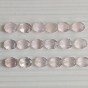 1 Pcs Rose Quartz 5X3 mm To 20X15 mm Oval Shape Normal Cut Jewelry Making Loose Gemstone Rose Quartz Gemstone Oval Cut Calibrated Oval Cut