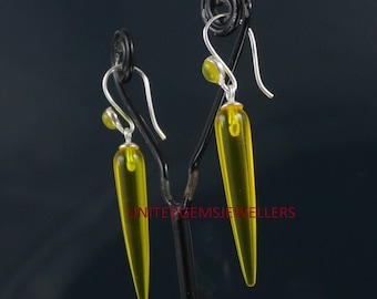 Orecchini pendenti in argento sterling con pietre preziose