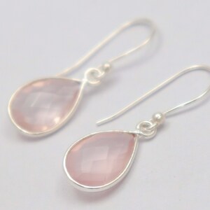 Orecchini A Perno In Argento 925 Con Citrino Naturale Sfaccettato – 6 Mm – Placcati Rodio – In Scatola Regalo