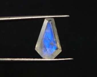 AAA Vit Regnbågs Månsten: 13 x 8 mm Kista Ädelsten, 10 st