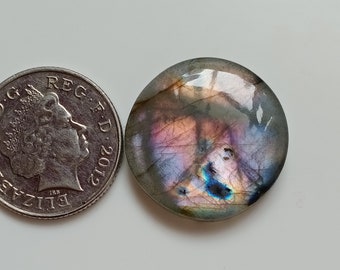 Multi Fire Labradorite Cabochon: Loose Gemstone for Jewelry Making