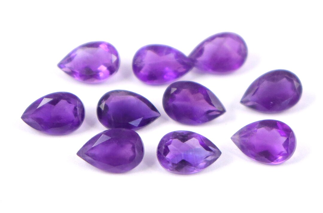 Pair African Amethyst Pear Gemstones 6X4 Mm To 20X15 Mm Etsy Pair African Amethyst Pear Gemstones 6X4 Mm To 20X15 Mm Etsy