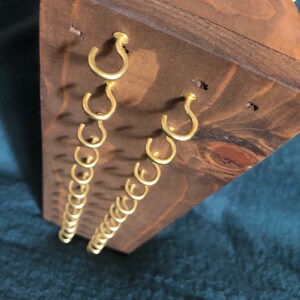 ADD ON ONLY Extra Row of hooks for any Triangle / Honeycomb Jewelry Organizer image 5