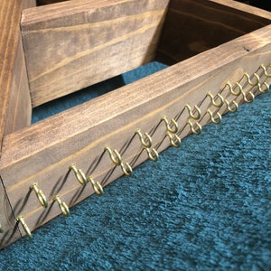 ADD ON ONLY Extra Row of hooks for any Triangle / Honeycomb Jewelry Organizer image 2