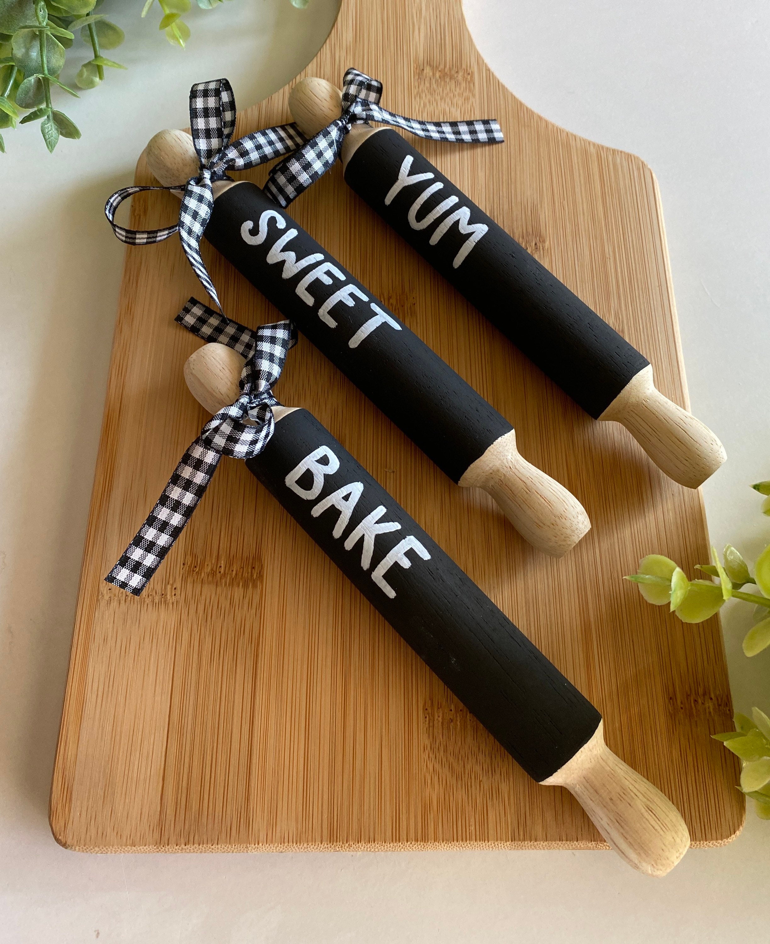 Kitchen Rolling Pin Cute Rolling Pin Decor Farmhouse Decor Etsy