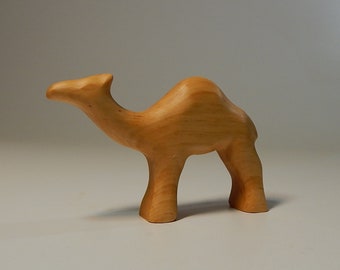 Wood Camel toy Waldorf animal Wooden Sculpture Figurine Waldorf Toys Wooden Gifts Eco Friendly Wood toys Natural Wooden Toy