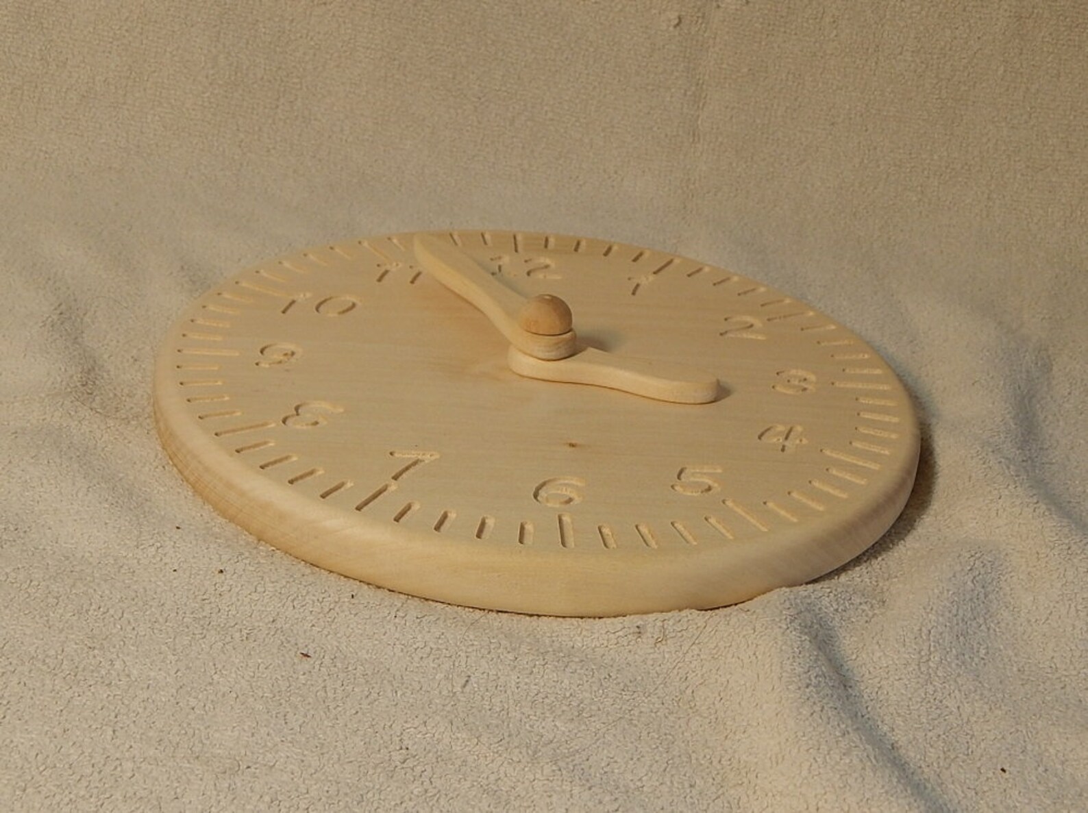 Wood Clock Toy Education Wooden Toy Montessori Time School Etsy
