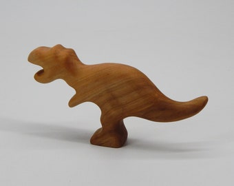 Wood Dinosaur Tyrannosaurus toy Waldorf animal Wooden Sculpture Gifts Eco Friendly Natural