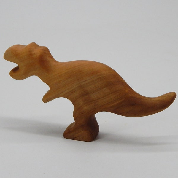 Wood Dinosaur Tyrannosaurus toy Waldorf animal Wooden Sculpture Gifts Eco Friendly Natural