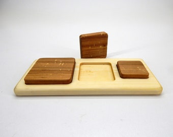 Square Puzzle Wooden Montessori Baby toy