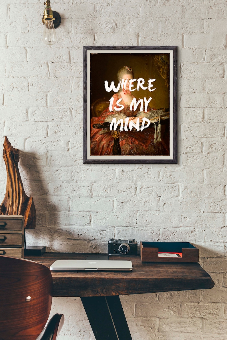 Where is My Mind PIXIES Lyrics Print Surfer Rosa Song Etsy Australia