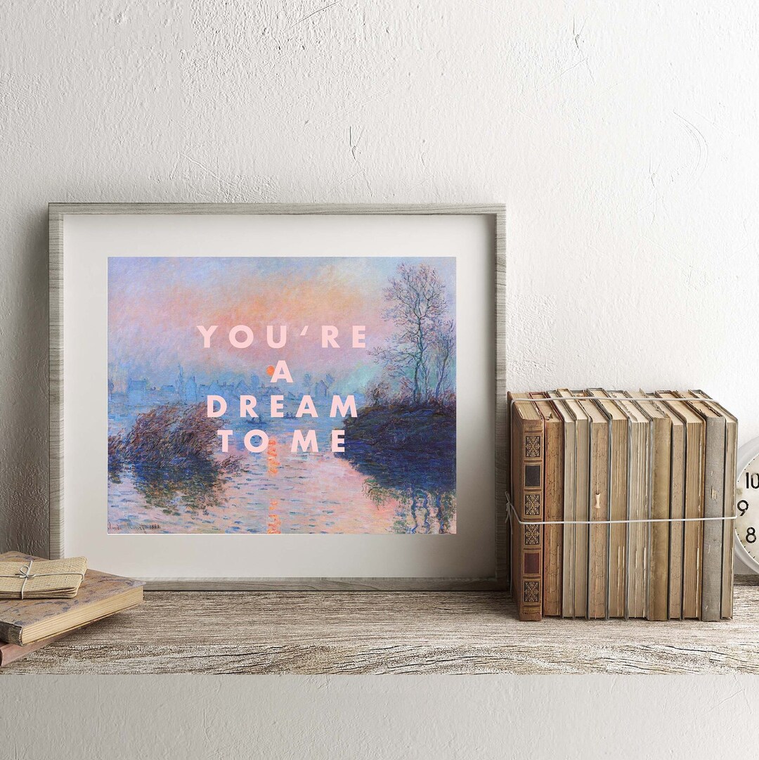 THE CRANBERRIES Lyrics Print, Dreams, Song Print, Girl Gift,