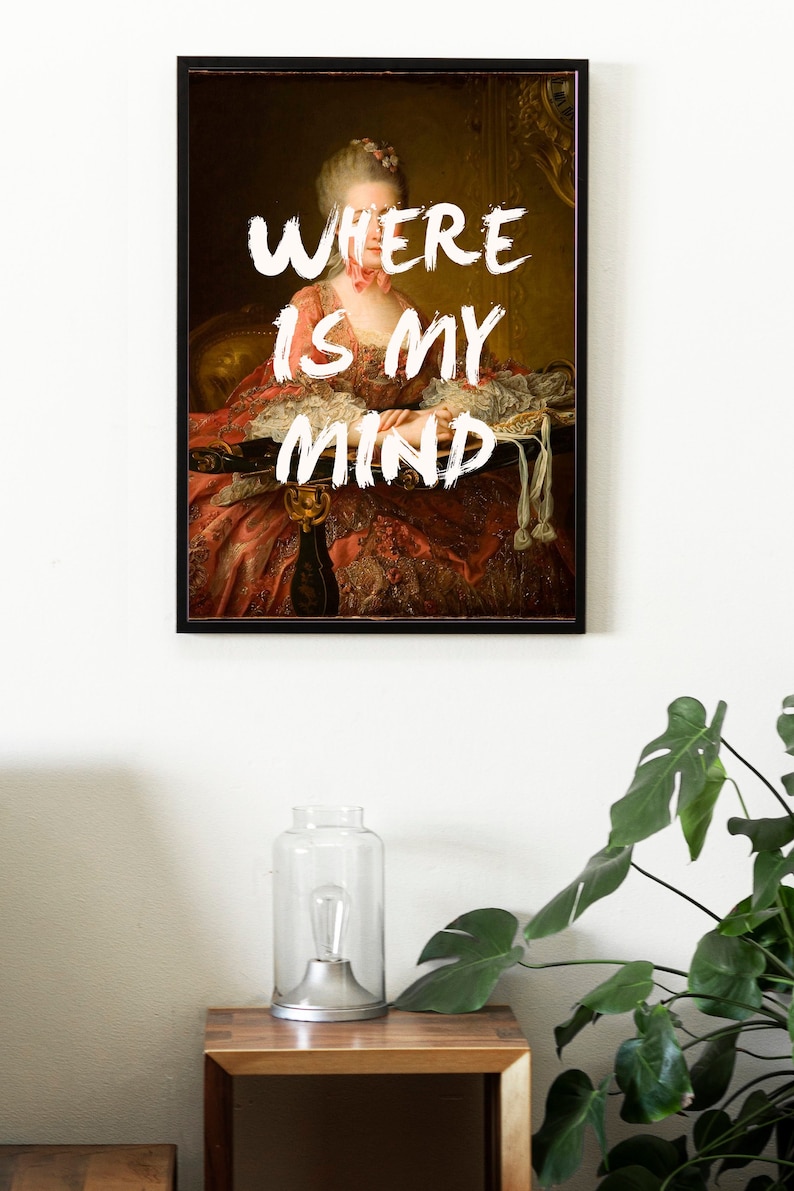 Where is My Mind PIXIES Lyrics Print Surfer Rosa Song Etsy Australia
