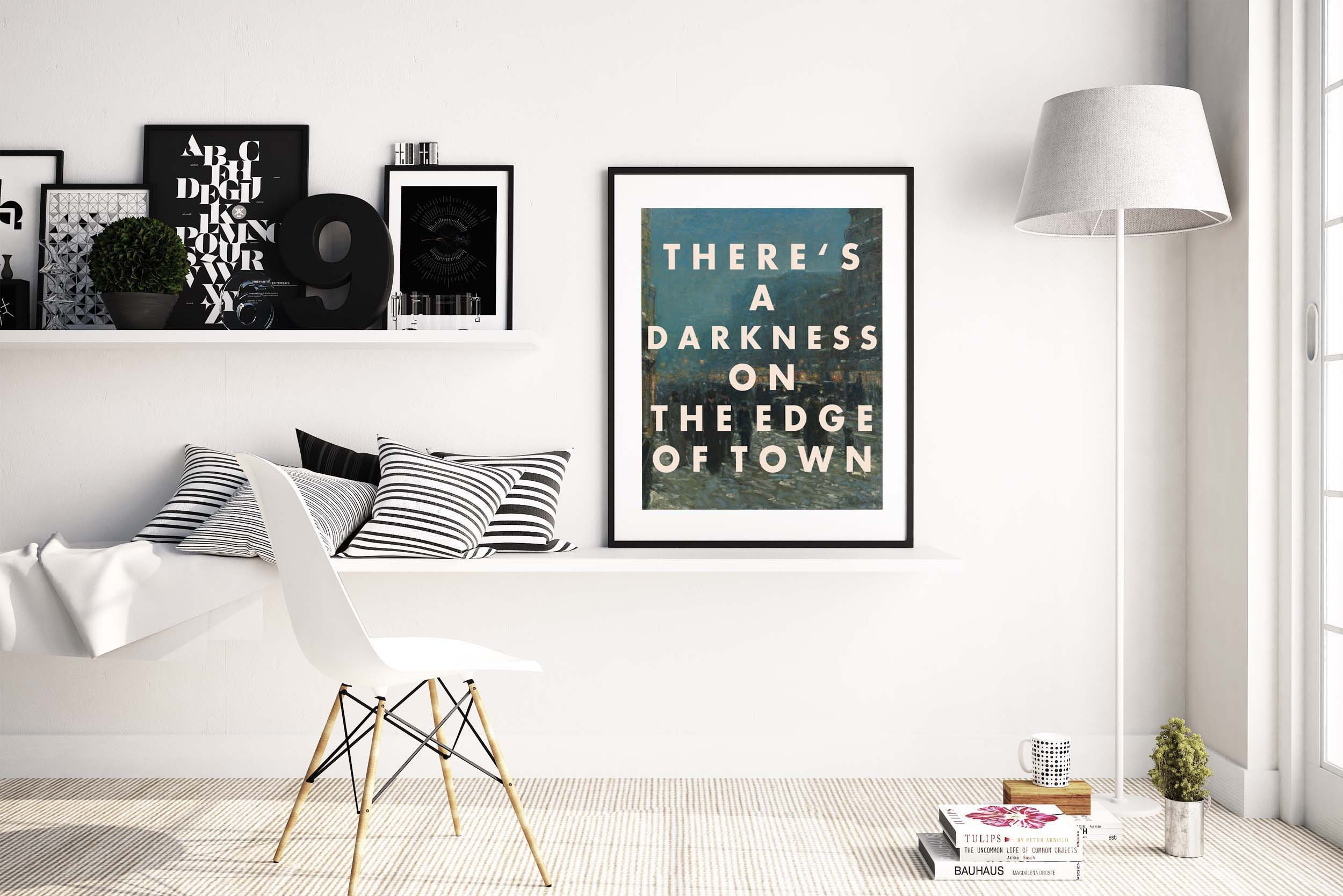BRUCE SPRINGSTEEN Print, Wall Art Print, Song Lyric, 8x10 Print, Rock, Darkness on the Edge of Town, Home Decor, Bedroom Art, Vintage Style BRUCE SPRINGSTEEN Print, Wall Art Print, Song Lyric, 8x10 Print, Rock, Darkness on the Edge of Town, Home Decor, Bedroom Art, Vintage Style
