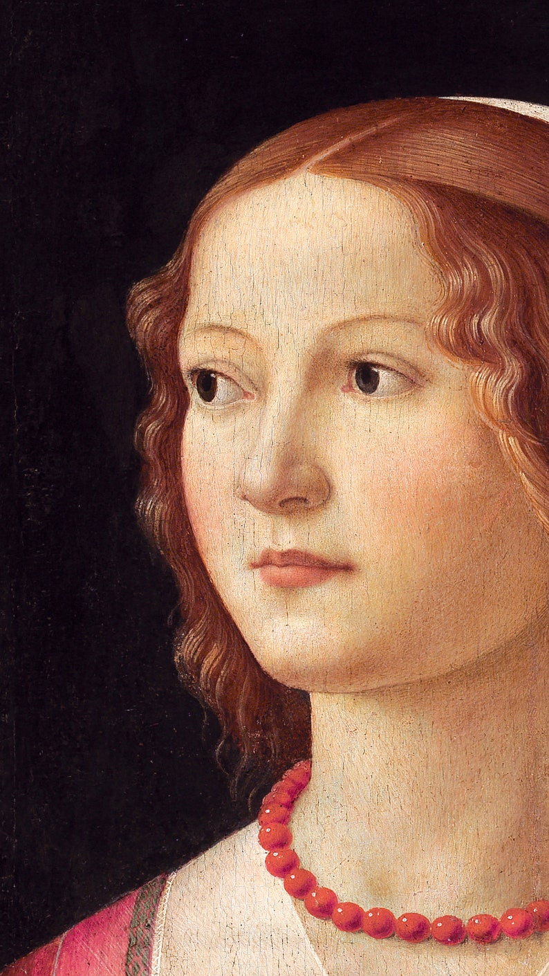 ITALIAN ART PRINT Renaissance Art Girl Gift 16x20 Print Etsy