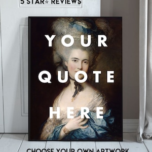 CUSTOM WALL ART, Marie Antoinette Style, Custom Lyrics Print, Custom Gift, Choose Your Own Background, 16x20 Print, Song Lyrics