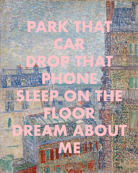 Broken Social Scene Lyrics Print Song Poster Anthems For A Etsy