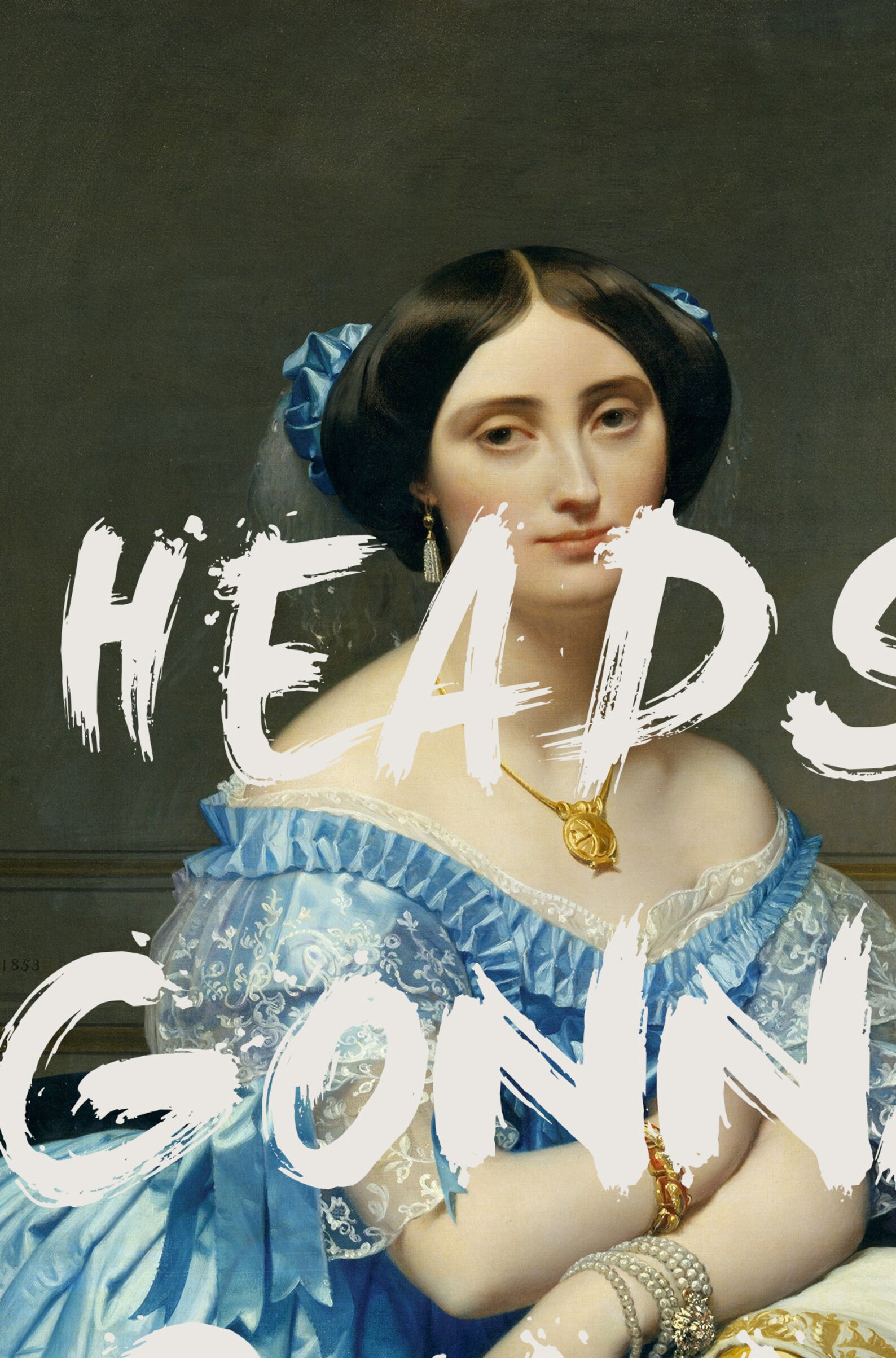HEADS GONNA ROLL Art Print Feminist Print Painting Print Etsy