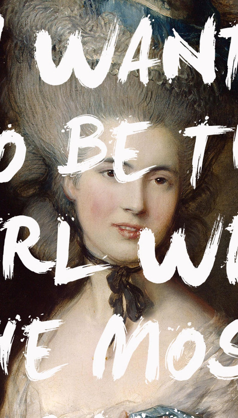 Hole Lyrics Print Song Print Doll Parts 16x20 Marie Etsy