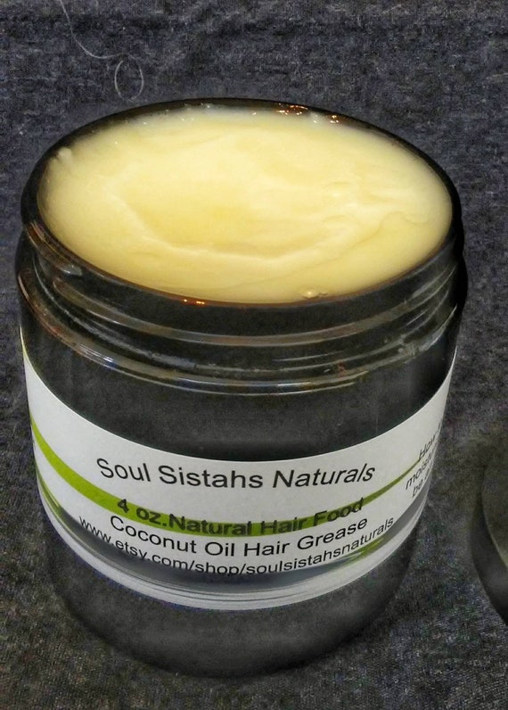 Natural Hair Food Coconut Hair Grease Natural Hair Grease Etsy