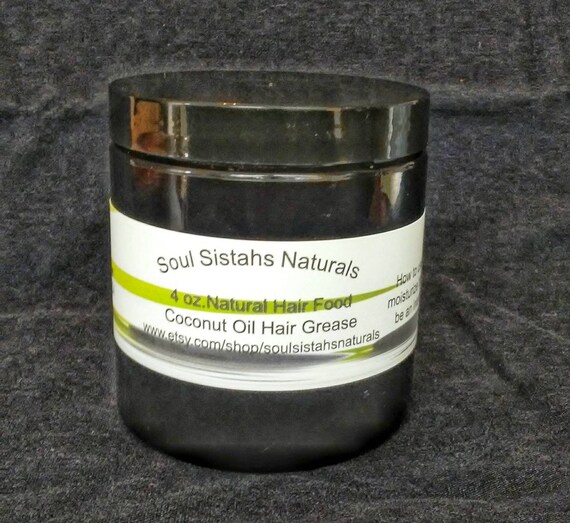 Natural Hair Food Coconut Hair Grease Natural Hair Grease Etsy