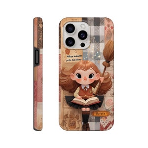 Coque de téléphone mignonne et kawaii, magicien lunatique, carte aventure voyage magique, couverture pour les amateurs de fantastique, cadeau pour maman, coque solide pour iPhone