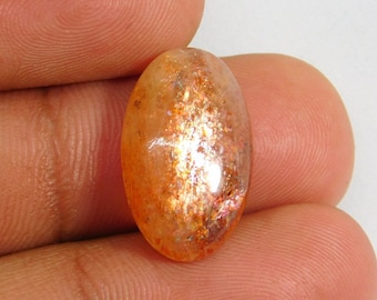 moonstone sun stone loose gemstone For jewellery 44 Cts Natural Sunstone Moonstone cabochon R-405 Top Quality Moonstone Sunstone gemstone
