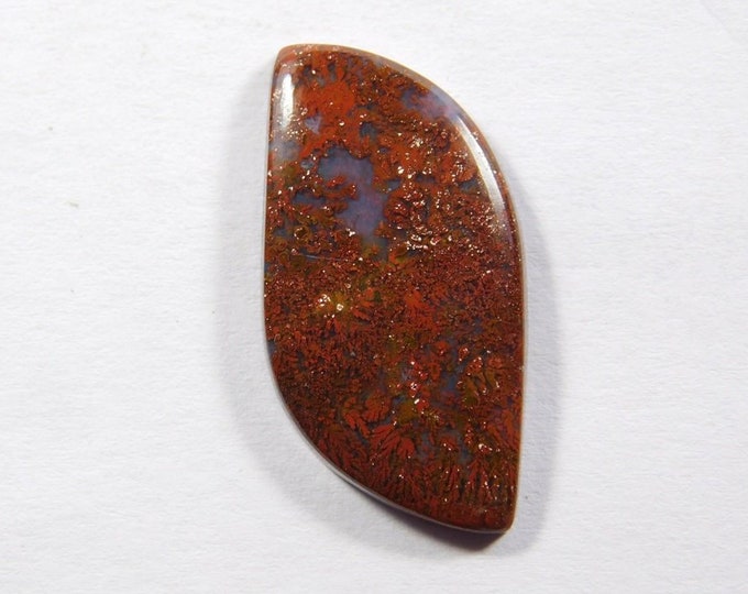 Moss Agate Cabochon Top Handmade Hungarian Moss Agate loose stone for Pendant 15 Cts.D-3942 Very Nice Natural Red Moss Agate gemstone