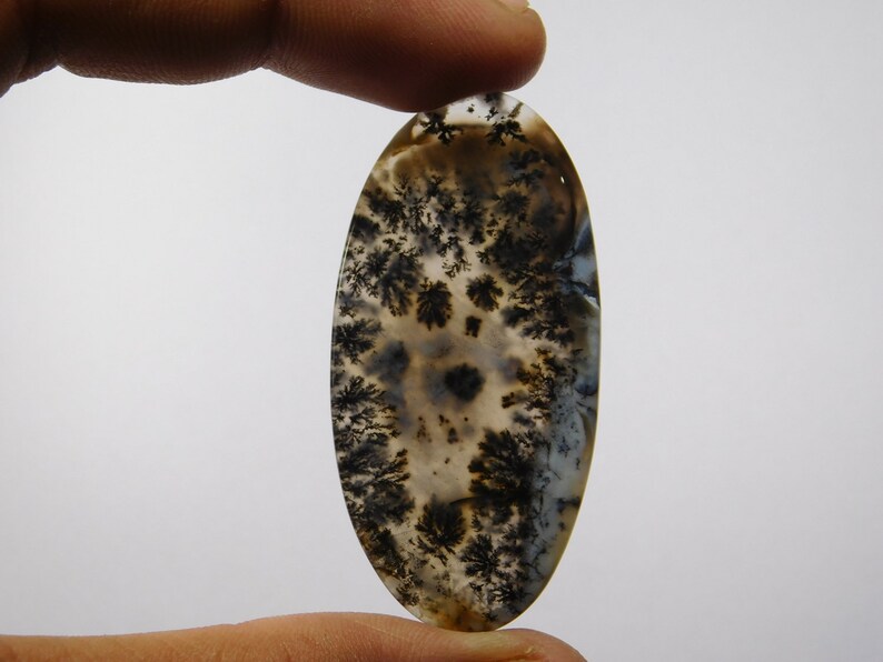 Very Rare! Natural Dendrite Sunset Gemstone Dendrite loose Stone For Jewelry 48 Cts.D-5352 Semi Precious Dendrite Sunset Cabochon