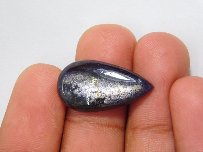 D-8560 Iolite Sunstone Cabochon Top Quality! Natural Iolite Sunstone Gemstone Beautiful Iolite Sunstone Loose Stone Hand Polished 12 Cts