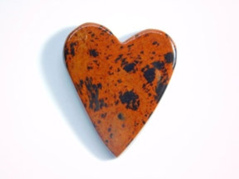 Amazing Natural Mahogany Obsidian Cabochon 61 Cts Semi Precious Stone For Jewelry D-7846 AAA Quality Mahogany Obsidian Loose Gemstone