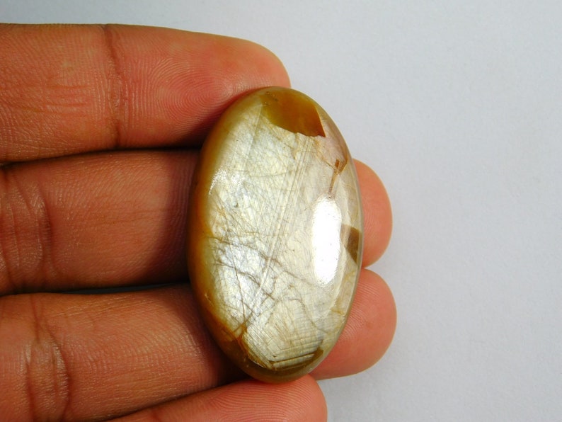 Natural Sapphire Gemstone Gold Sapphire Cabochon D-8492 Amazing! Top Quality Sapphire Hand Made Loose Stone For Jewelry Making 98 Cts