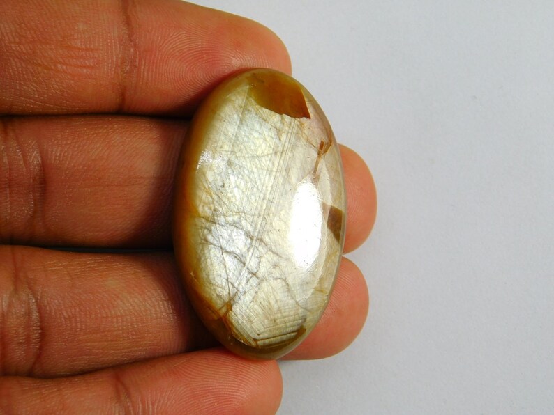 Natural Sapphire Gemstone Gold Sapphire Cabochon D-8492 Amazing! Top Quality Sapphire Hand Made Loose Stone For Jewelry Making 98 Cts