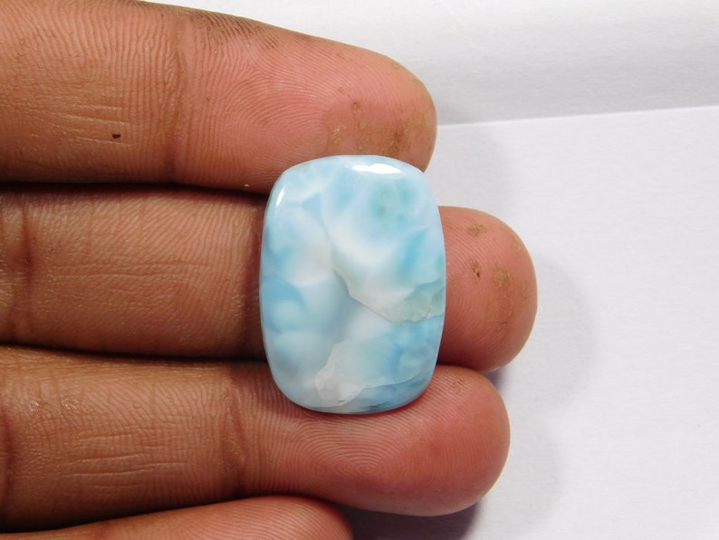 D-4884 Wholesale Price Larimar loose gemstone For jewelry 18 Cts Natural Larimar Cabochon gemstone Natural Larimar Cabochon Top Glorious