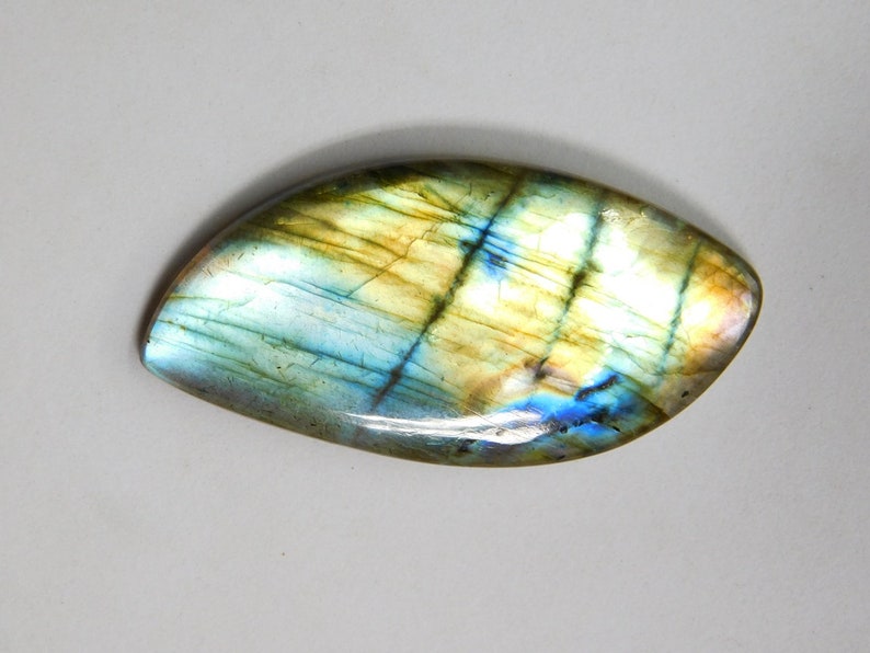 D-8764 Natural Labradorite Spectrolite Cabochon Glorious Purple Flash Labradorite Gemstone Labradorite Loose Stone For Jewelry 73 Cts