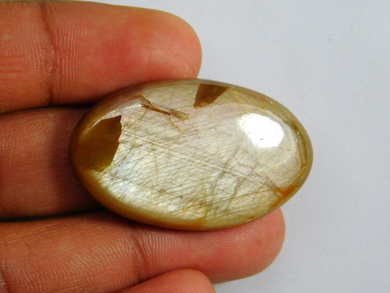 Natural Sapphire Gemstone Gold Sapphire Cabochon D-8492 Amazing! Top Quality Sapphire Hand Made Loose Stone For Jewelry Making 98 Cts
