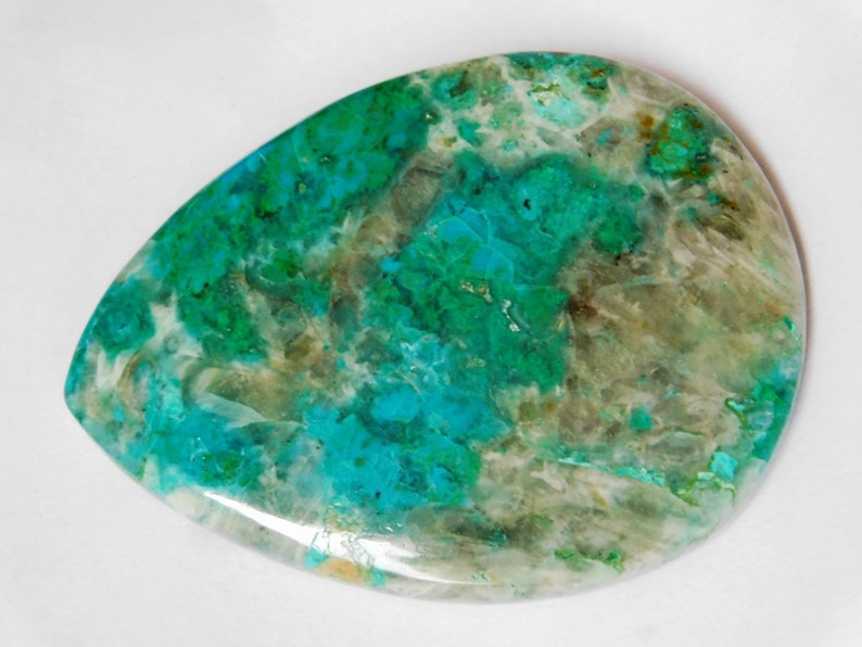 High Quality 100/%Natural Chrysocolla Cabochon Gemstone Semi Precious Chrysocolla malachite Loose gemstone for jewellery 170 Cts.D-3046