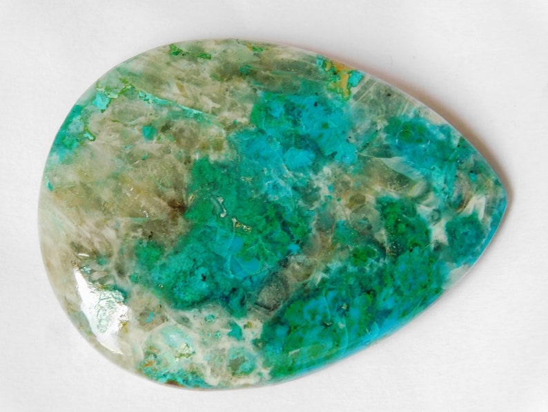 High Quality 100/%Natural Chrysocolla Cabochon Gemstone Semi Precious Chrysocolla malachite Loose gemstone for jewellery 170 Cts.D-3046