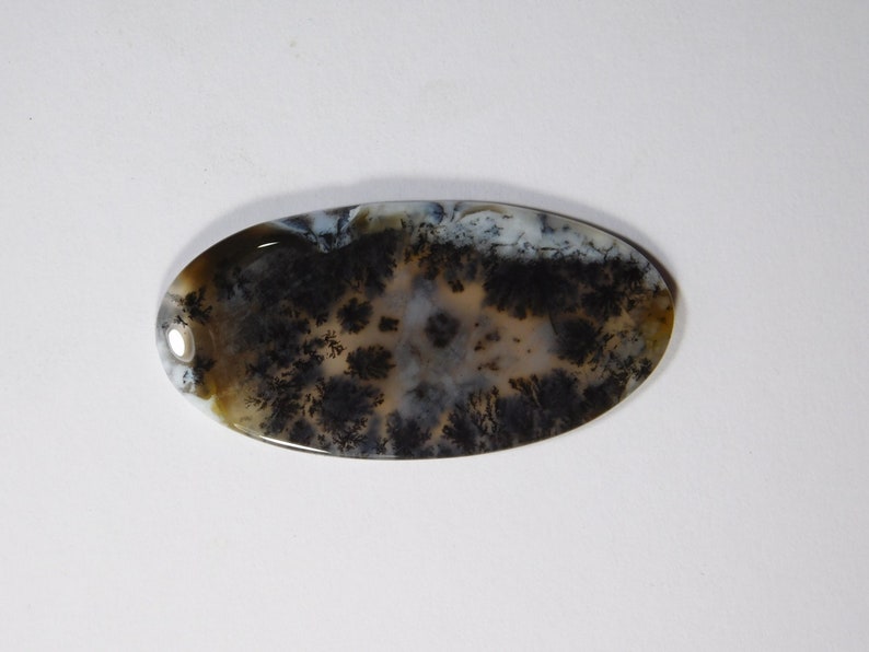 Very Rare! Natural Dendrite Sunset Gemstone Dendrite loose Stone For Jewelry 48 Cts.D-5352 Semi Precious Dendrite Sunset Cabochon