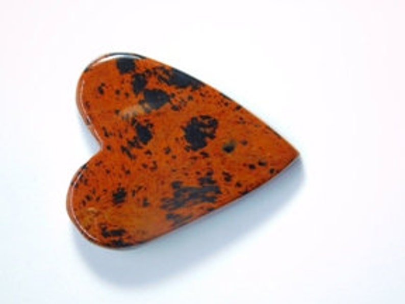 Amazing Natural Mahogany Obsidian Cabochon 61 Cts Semi Precious Stone For Jewelry D-7846 AAA Quality Mahogany Obsidian Loose Gemstone