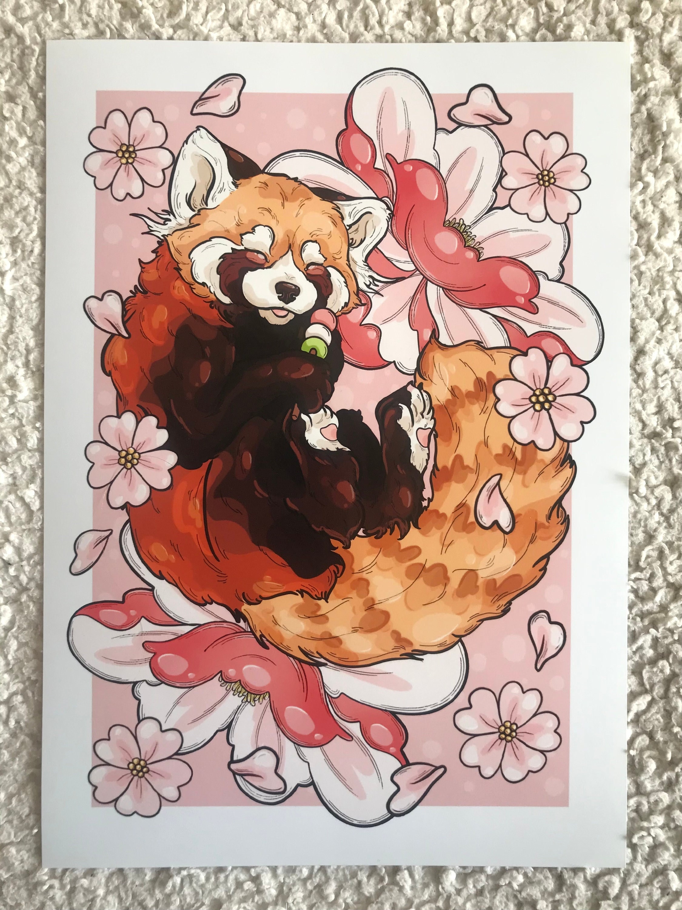 Dango Red Panda Art Print - Etsy UK