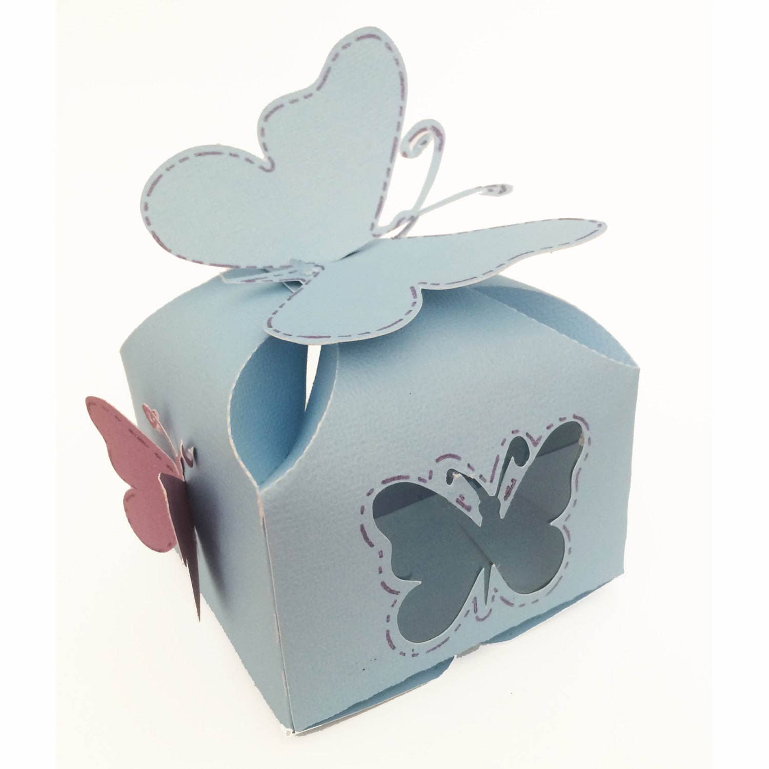 Butterfly Petal Truffle Box Template Svg and Silhouette Cameo - Etsy