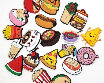 Cute Shoe Charms For Croc Sandals - Cute Fast Food