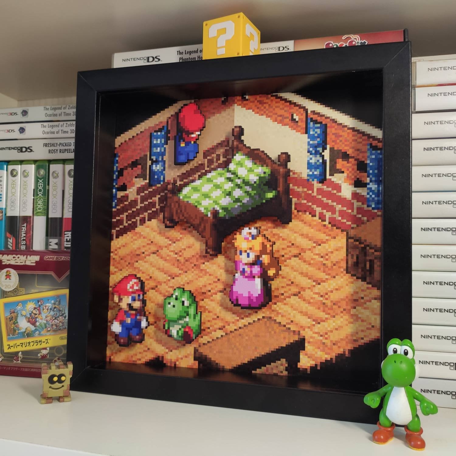 Super Mario Rpg Shadow Box 3d Nintendo Pixel Art Etsy Super Mario Rpg Shadow Box 3d Nintendo Pixel Art Etsy