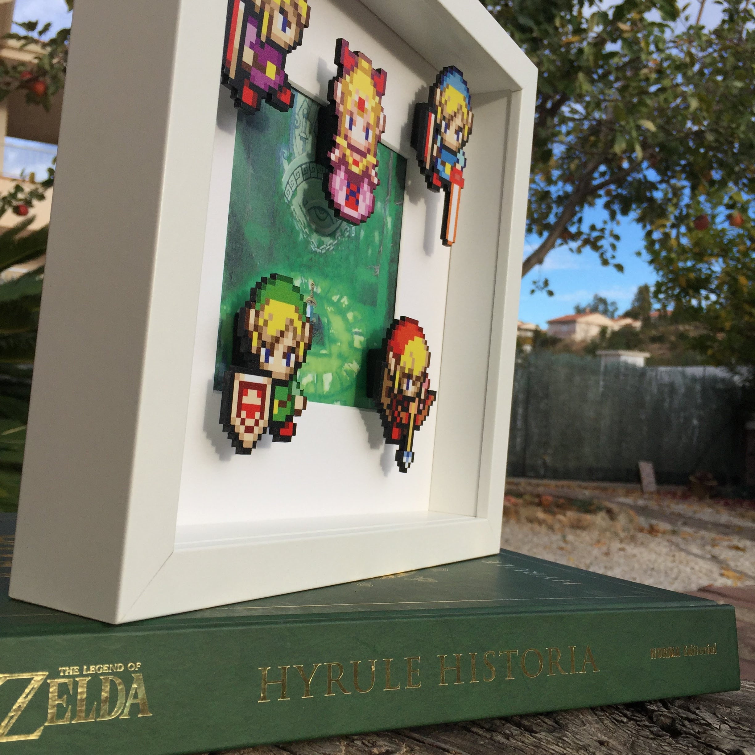 Legend of Zelda Shadow Box Zelda Home Decor with Link and Etsy