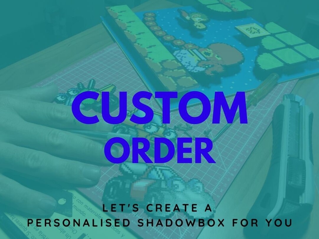 Custom Shadow Box Design Your Own Personalised 3D Diorama Etsy